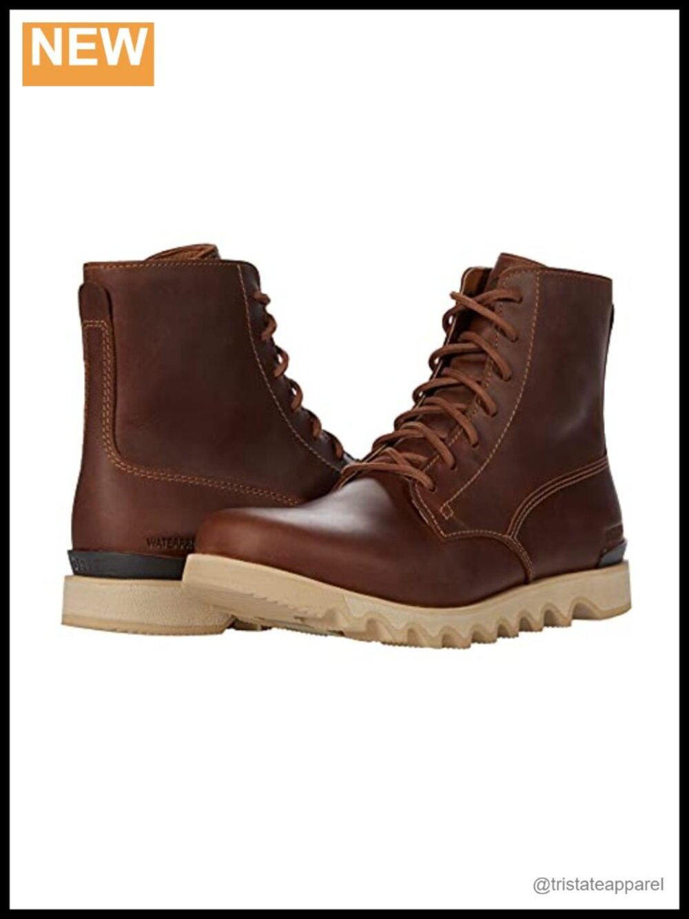 Waterproof Full-Grain Leather Tall Rain Boots